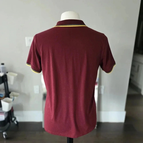 Extra Large Portugal Logo Maroon Polo Shirt - Picture 7 of 8